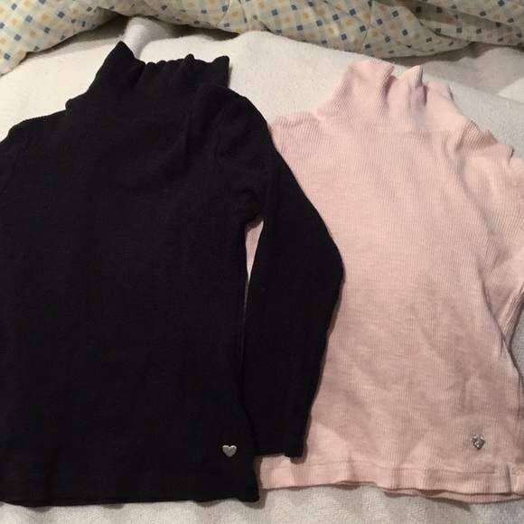 Carter's Other - 2T turtleneck bundle black & soft pink worn once